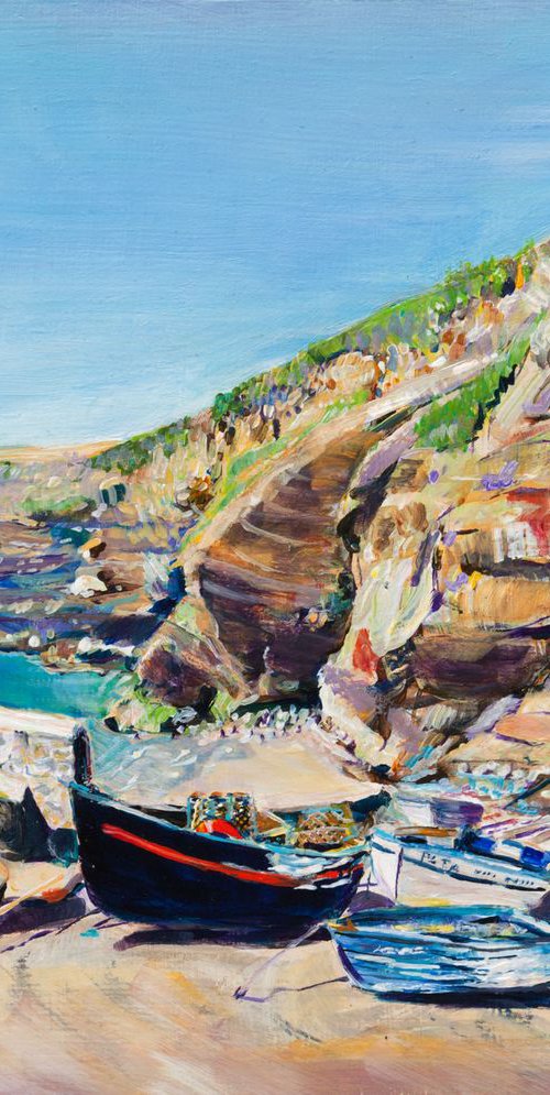 LIZARD POINT BOATS by Diana Aungier-Rose