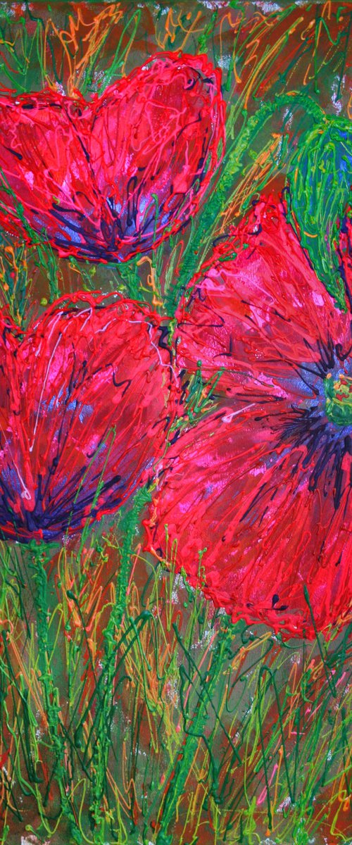 Poppies by Salana Art