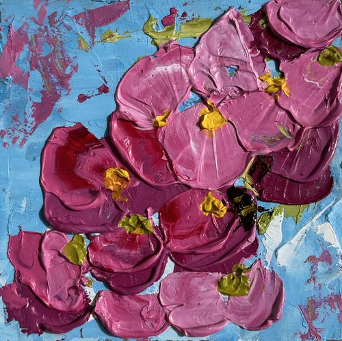 Cherry Blossom original oil painting by Halyna Kirichenko