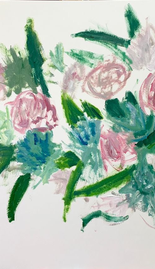 Pink Flowers by Ryan Louder