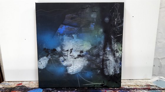 Unique abstract fascinating darkscape by master painter O KLOSKA