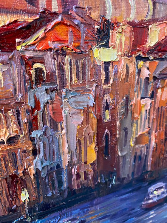 "Venice"original oil painting