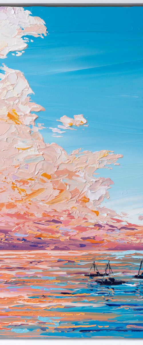 Sunset Sea 7 by Joseph Villanueva