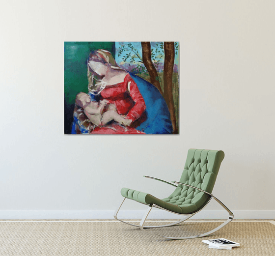 Madonna and child 5