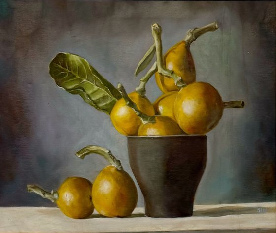 Still Life with Loquats