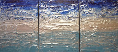 Triptych Silver 4 by Stuart Wright