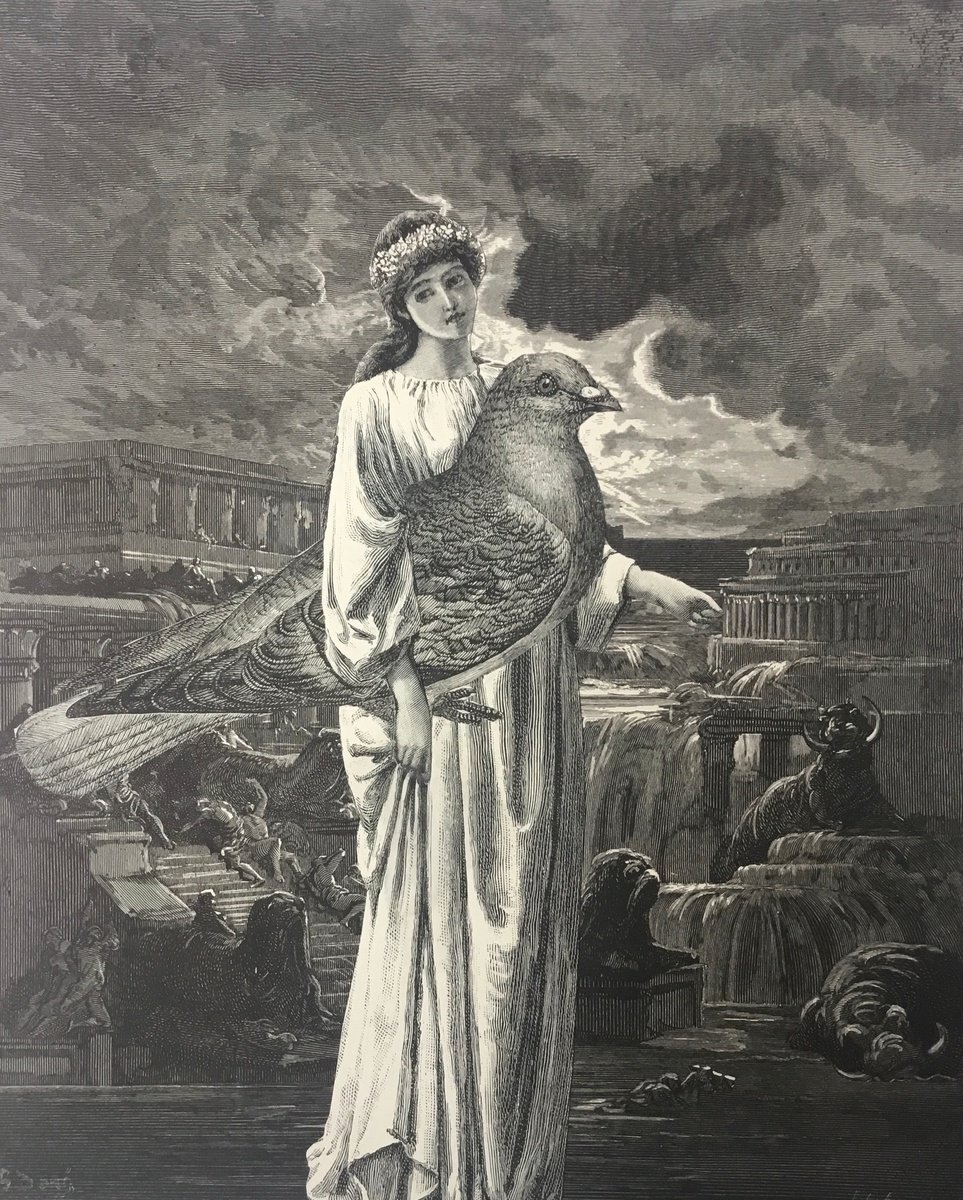 Surrealistic Portrait Collage By Tudor Evans, 8 X 9", An Evening Walk, Original Artwork