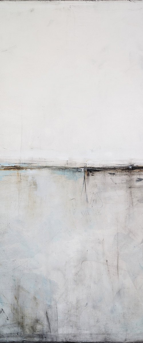 Taupe and Blue III by Maja Gajewska