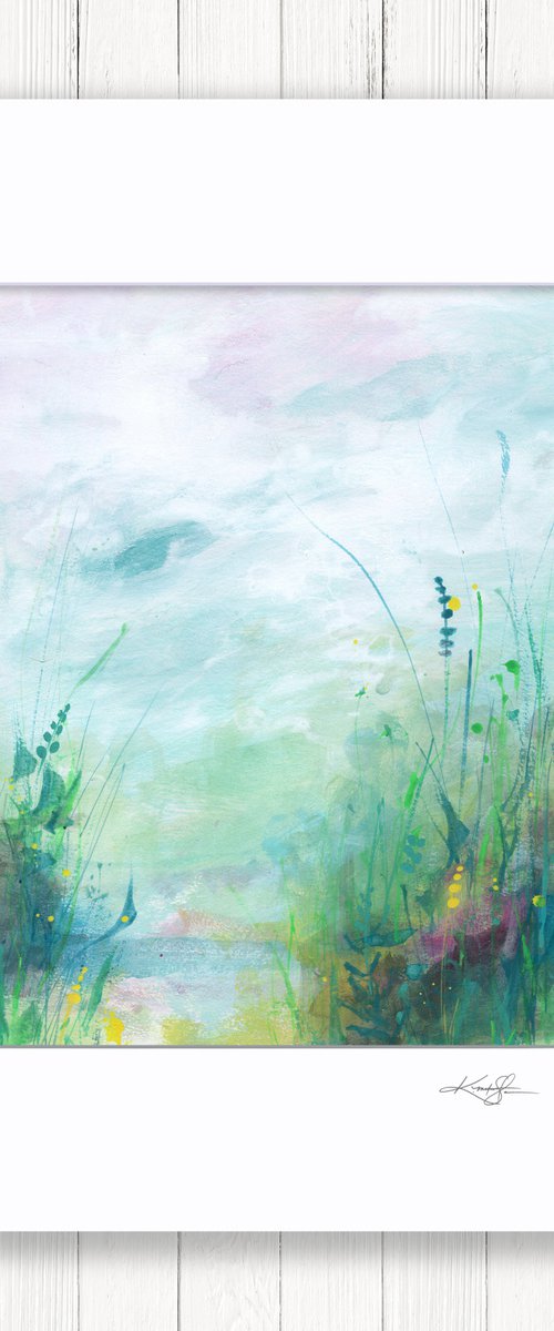 Misty Morning - Flower Painting by Kathy Morton Stanion by Kathy Morton Stanion