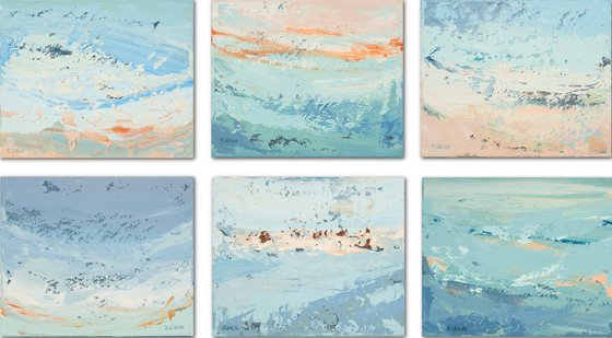 Six emotional seascapes