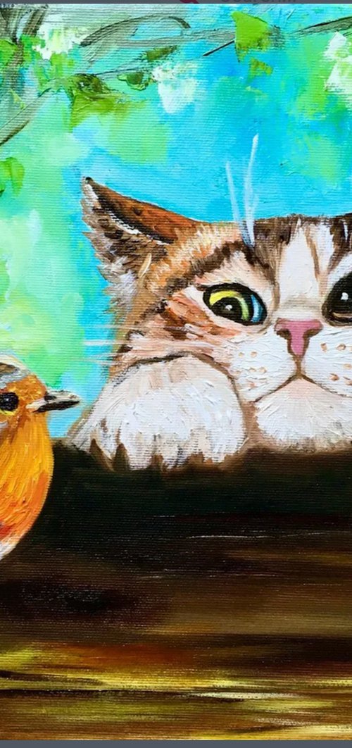 Curiosity, feline look by Olga Koval