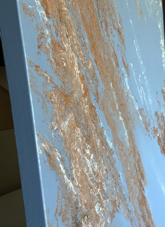 Filón — Large Blue Abstract Vertical 160 cm