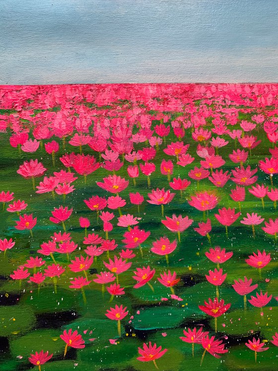 Lake of lilies