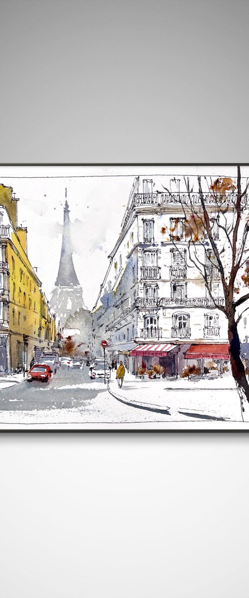 Golden Facades of Paris by Eugenia Gorbacheva