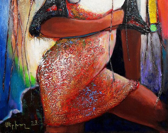 Love and passion(90x60cm, oil/canvas, ready to hang)