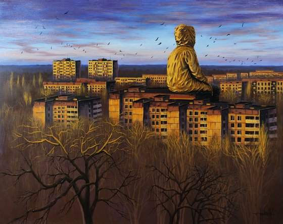 Sunset in Pripyat