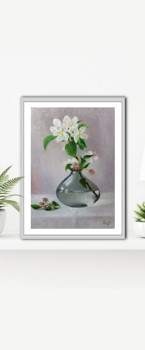 Apple Blossom in Tender Light by Daniela Roughsedge