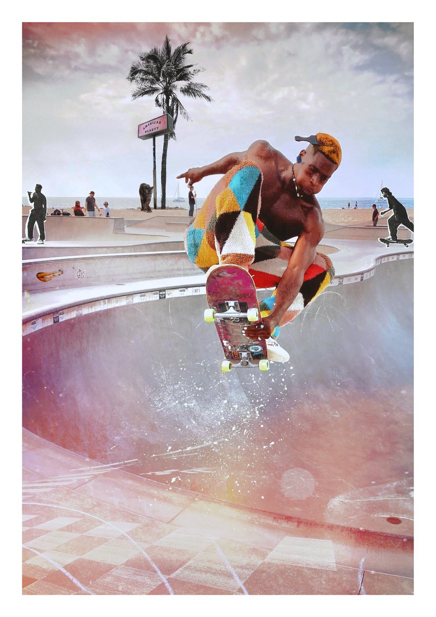 Portrait Print By Anil Mistry, 20 X 28, American Beauty, Original Artwork