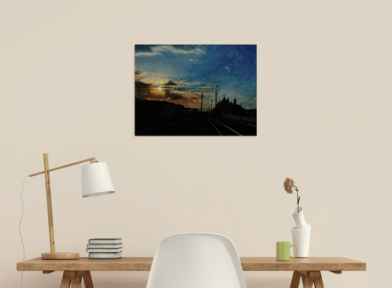 Summer Sunrise sky City scape
