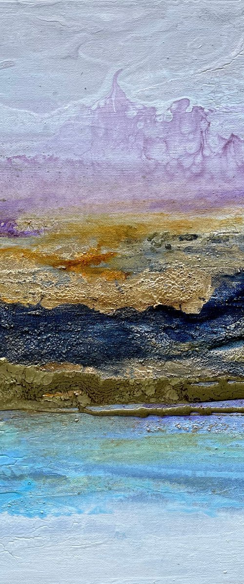 Small lavender horizon II by Jessica M Chaix