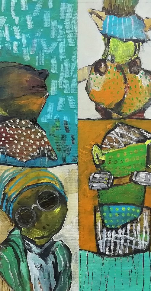 Abstract fragments 13 by Francisco Santos
