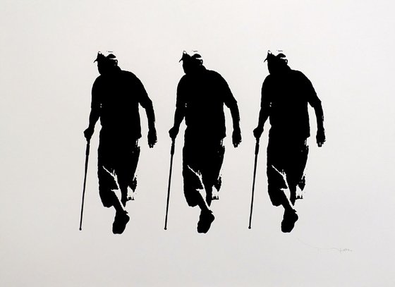 THree old men with canes 02 -  Tehos