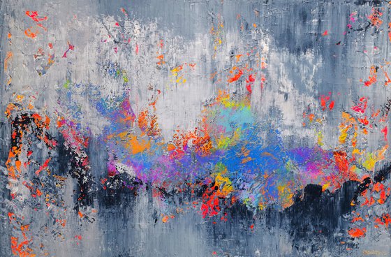 150x100cm. / abstract painting / Abstract 1212