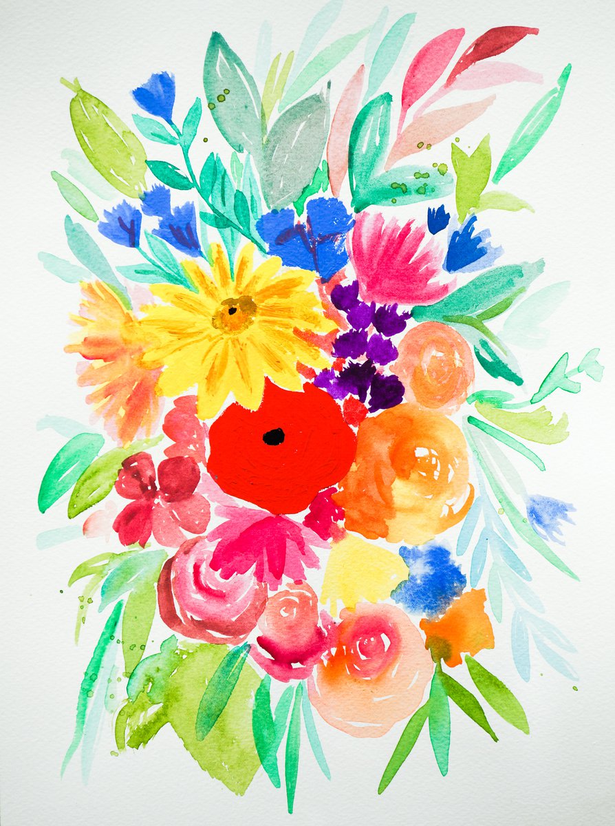 Summer Flowers by Victoria Lucy Williams