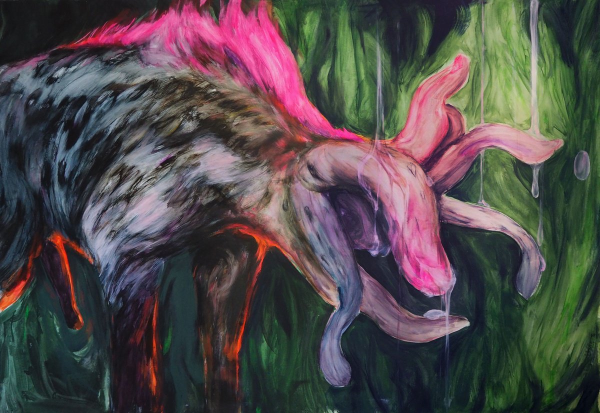 Insatiable Tongues By Cynthia Gregorova, 75 X 51, Artwork For Sale On Artfinder