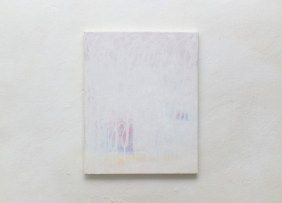 Layered Memories - White Abstract