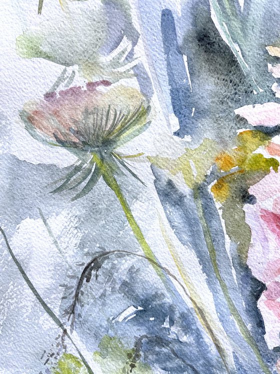Foxglove and Wildflowers