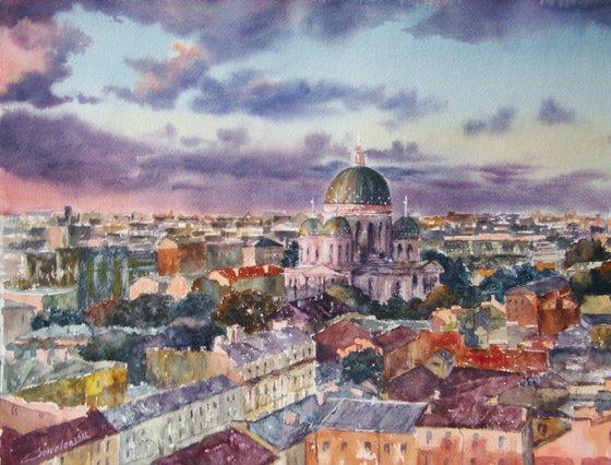 The roofs of Saint Petersburg