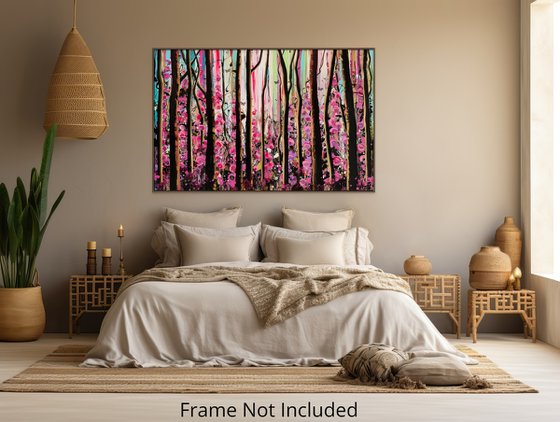 Rose Wood - Large painting