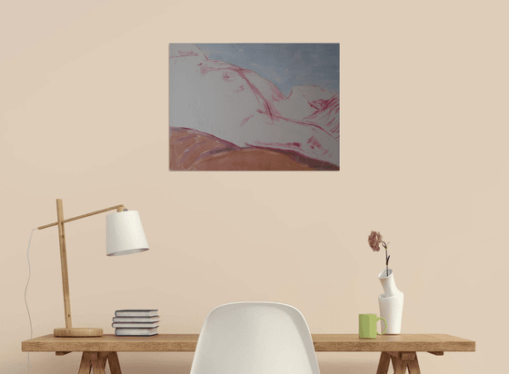 reclining female figure