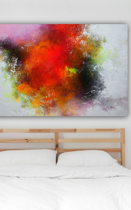 150x100cm. / ABSTRACT PAINTING / Aura by Alex Senchenko