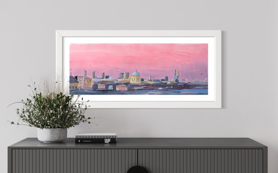 London Panoramic Pink