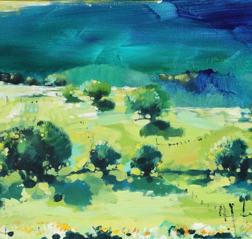 Countryside Landscape by Irina Rumyantseva