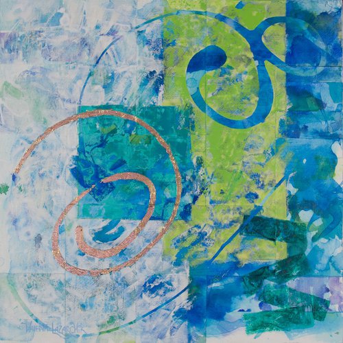 Quartet 212 (20" x 20") by Gina Valenti-Lazarchik