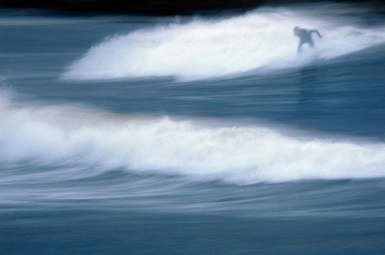 Surfing the winter sea | Limited Edition Fine Art Print 1 of 10 | 60 x 40 cm