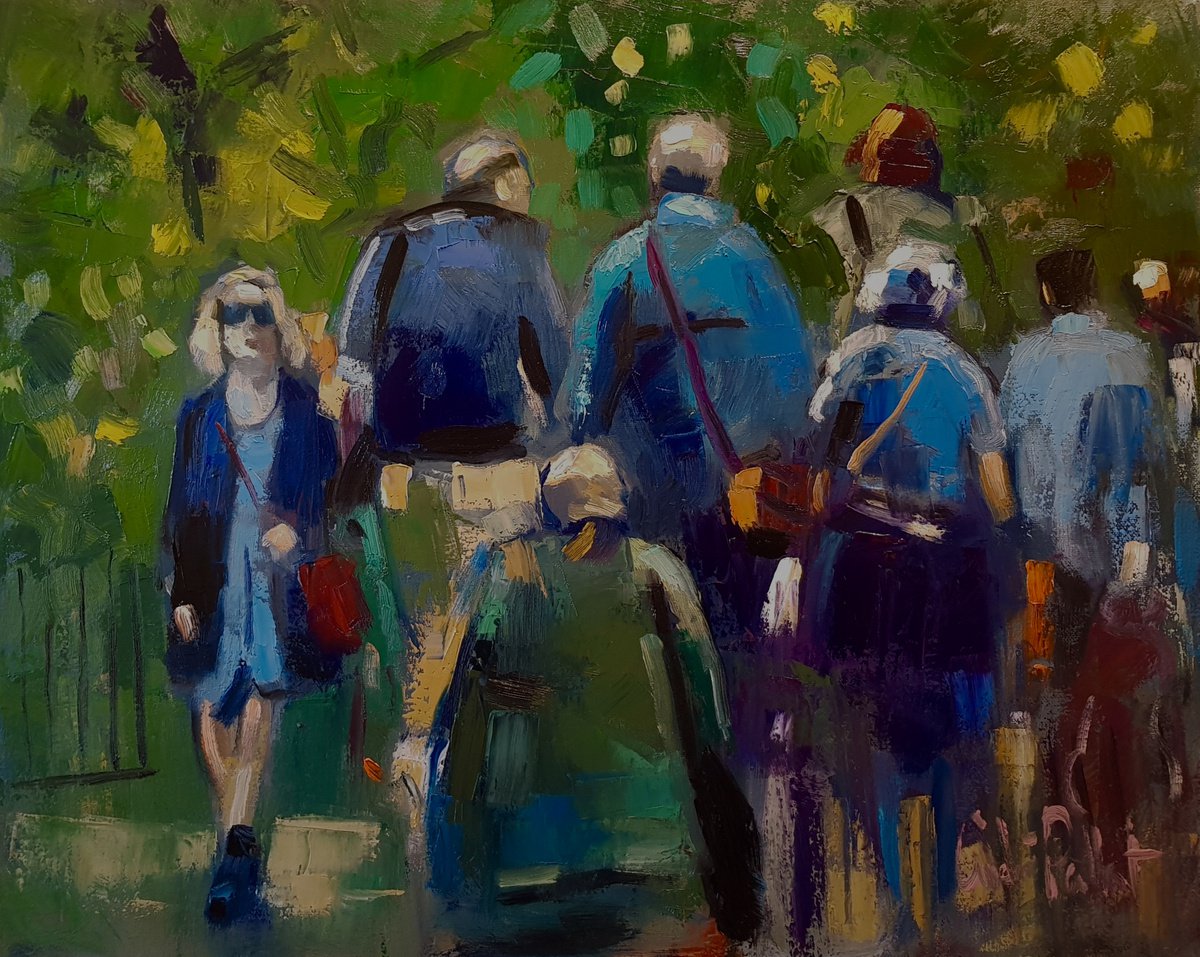 Walking in St James Park by Andre Pallat