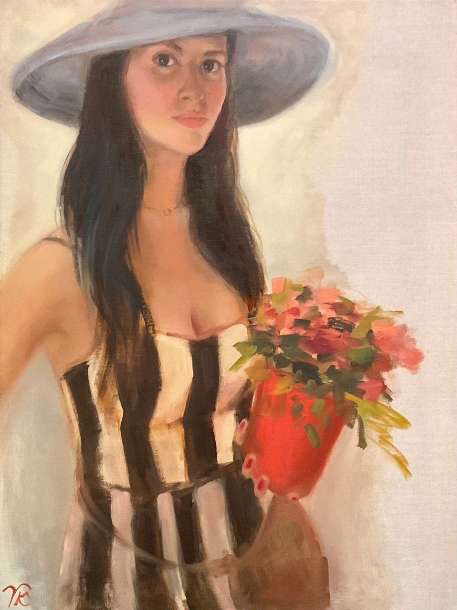 Cherchez La Femme By Vera Klimova, 24 X 31, Artwork For Sale On Artfinder