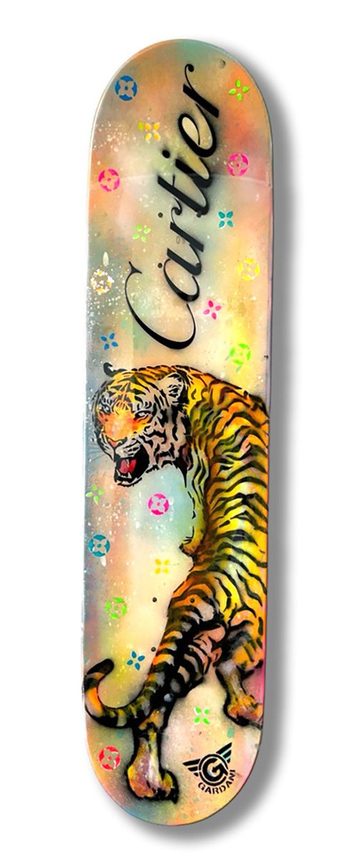 Cartier Skateboard by Gardani Art