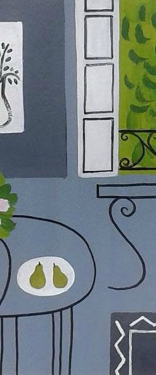 Grey Interior II by Jan Rippingham