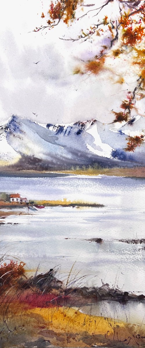 Mountain Lake #28 by Eugenia Gorbacheva