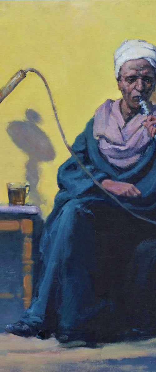 Hookah smoker Cairo by Oleg Kateryniuk
