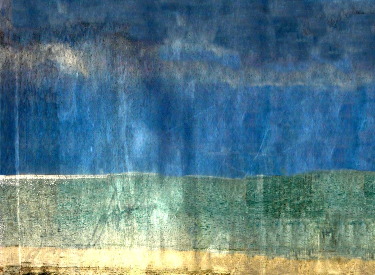 Impressionistic Landscape Photograph By Philippe Berthier, 27 X 20", Trois Couleurs....., Original Artwork