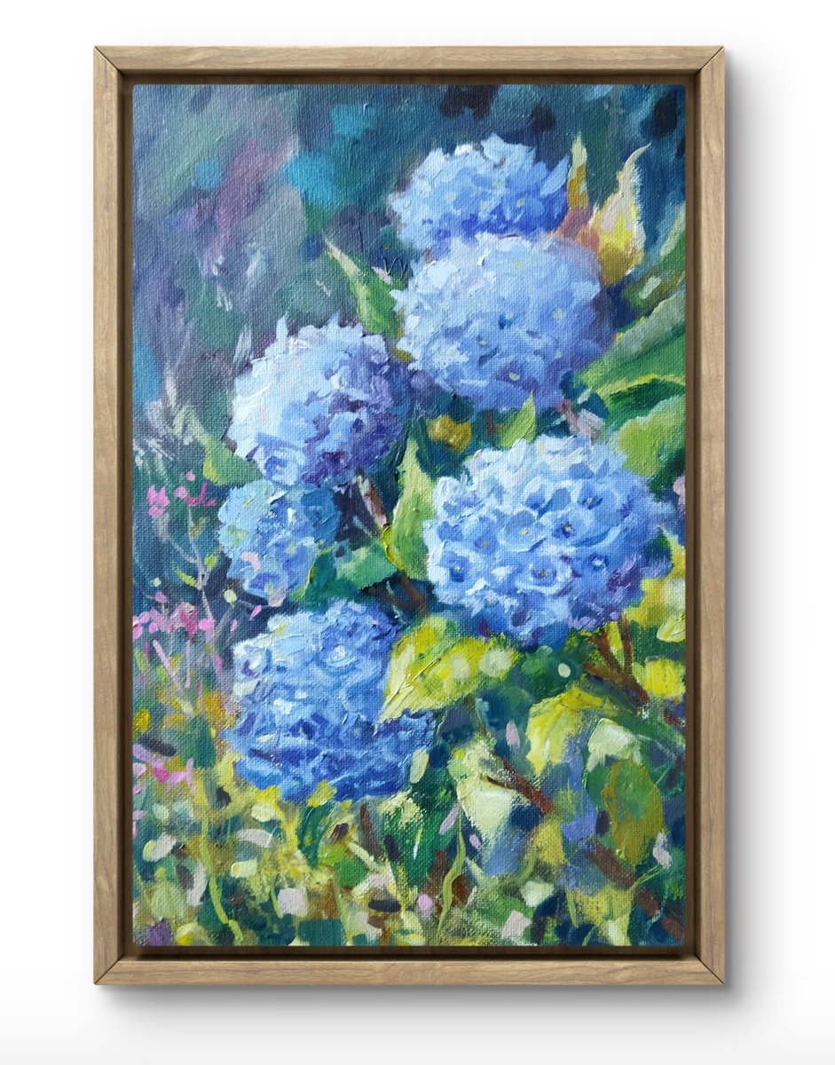 Hydrangeas Flowers By Ann Krasikova, 8 X 12, Artwork For Sale On Artfinder