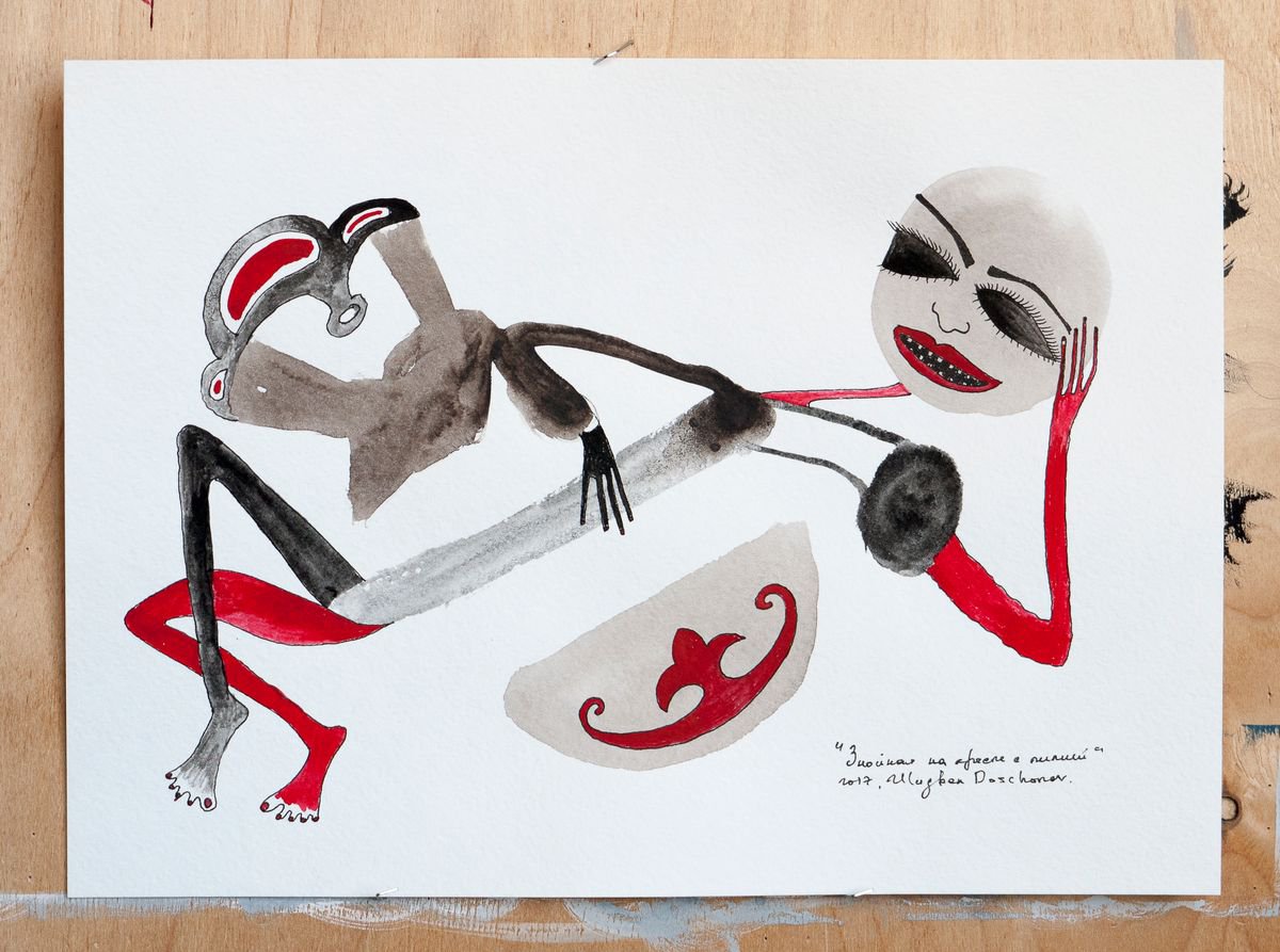 Hot on lily chair by Ulugbek Doschanov