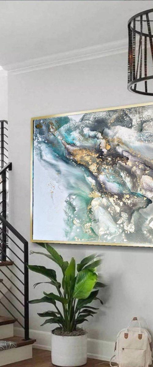 Kythnos  (100x150cm) by Eleni Denart