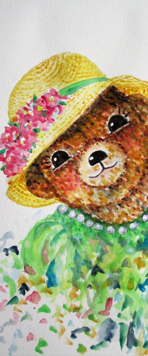 Bonny Bear in a Hat by MARJANSART